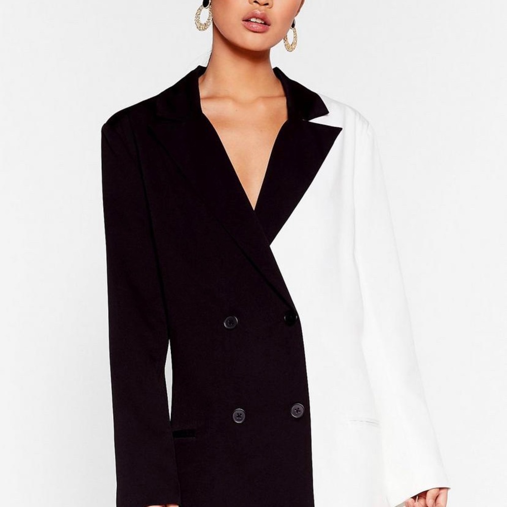 Two tone blazer